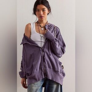 NWT We The Free Camden Hoodie Fallen Fig/Purple